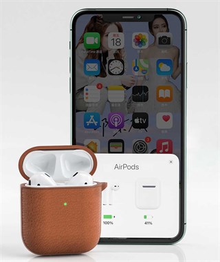 Apple Airpods Pro Kılıf Wiwu Calfskin Kılıf