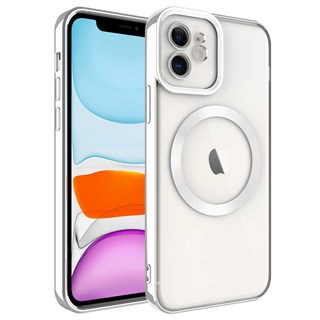 Apple iPhone 11 Kılıf Magsafe Wireless Şarj Özellikli Zore Setro Silikon