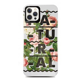 Apple iPhone 12 Pro Max Kılıf Kajsa Floral Kapak