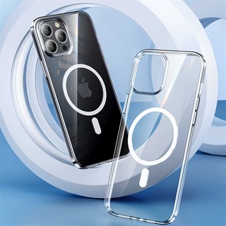 Apple iPhone 13 Pro Max Kılıf Benks ​​​​​​Crystal Series With Magnetic Clear Kapak