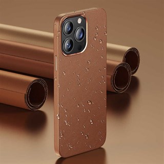 Apple iPhone 13 Pro Max Kılıf Benks Magnetic Hakiki Deri Kılıf