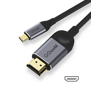 Qgeem QG-UA10 Type-C To HDMI Kablo