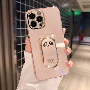 Samsung Galaxy S22 Plus Kılıf Panda Standlı Kamera Korumalı Elit Silikon Kılıf