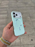 Luna Shine MagSafe Özellikli Silikon Kılıf - Turkuaz — Turkuaz — 1
