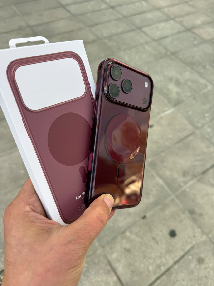 Elagance Premium Orbit M-Safe Animasyonlu Kılıf - Bordo