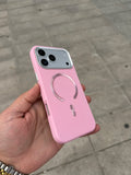 Luna Shine MagSafe Özellikli Silikon Kılıf - Pembe — Pembe — 1
