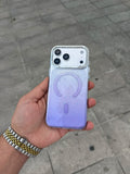 Stardust Taşlı Yıldız Simli MagSafe Özellikli Kılıf - Mor — Mor — 1