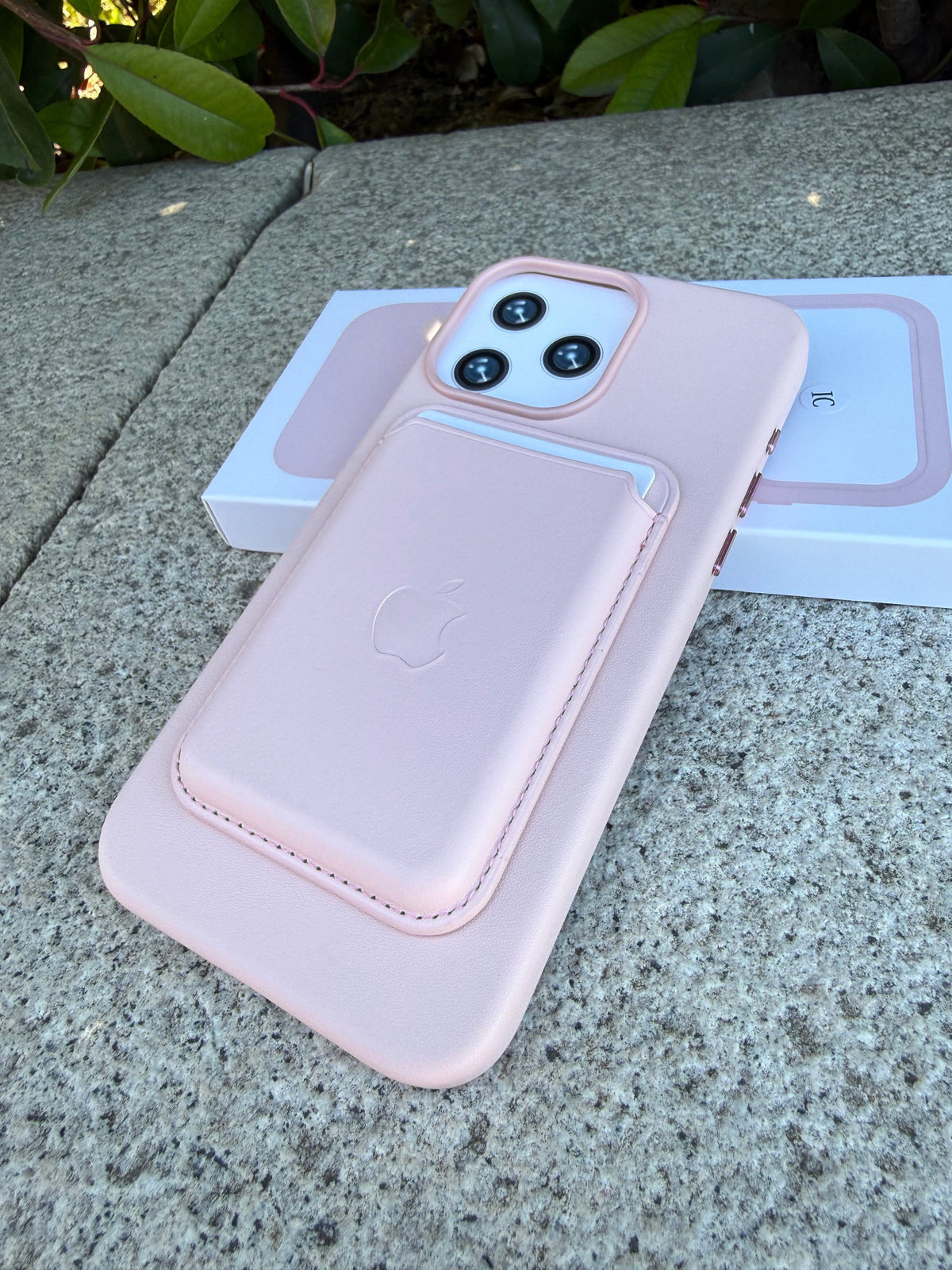 D-Ming M-Safe Kartlıklı Deri Premium Kılıf — Pembe — 14