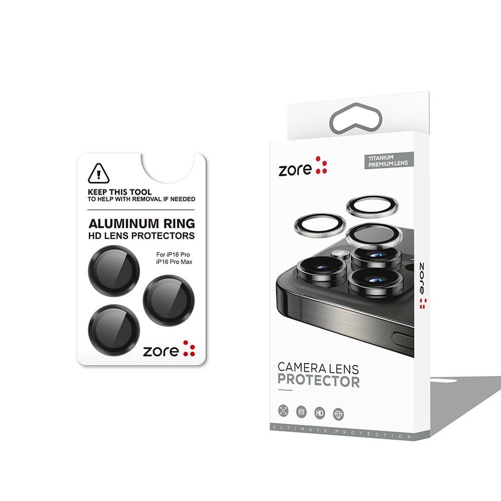 Safir Kamera Lens Koruyucu - Siyah