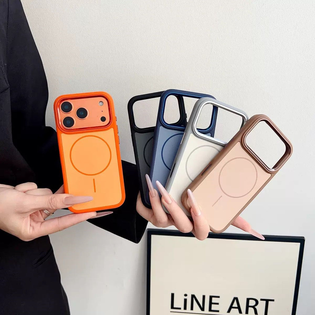 SoftArt Magsafe Özellikli Mat Silikon Kılıf - Lacivert