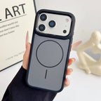 SoftArt Magsafe Özellikli Mat Silikon Kılıf - Siyah